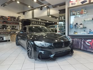 BMW M4 inside the GPL Technologies workshop
